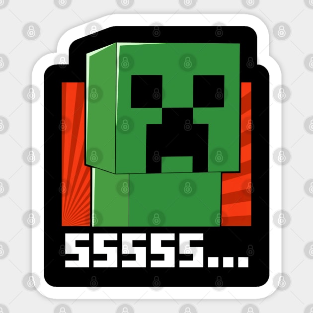 Creeper Sticker by puffstuff